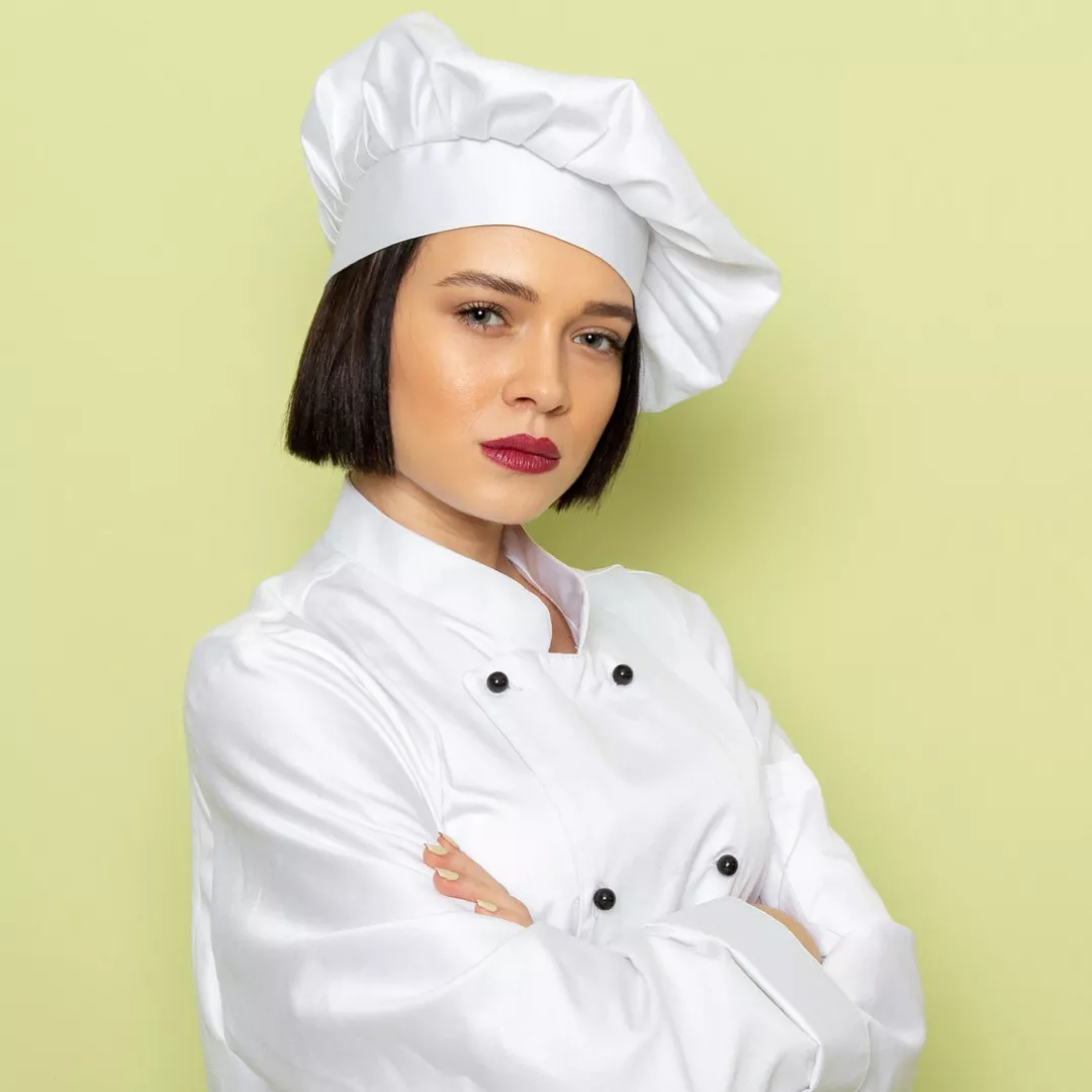 Alina in her kitchen