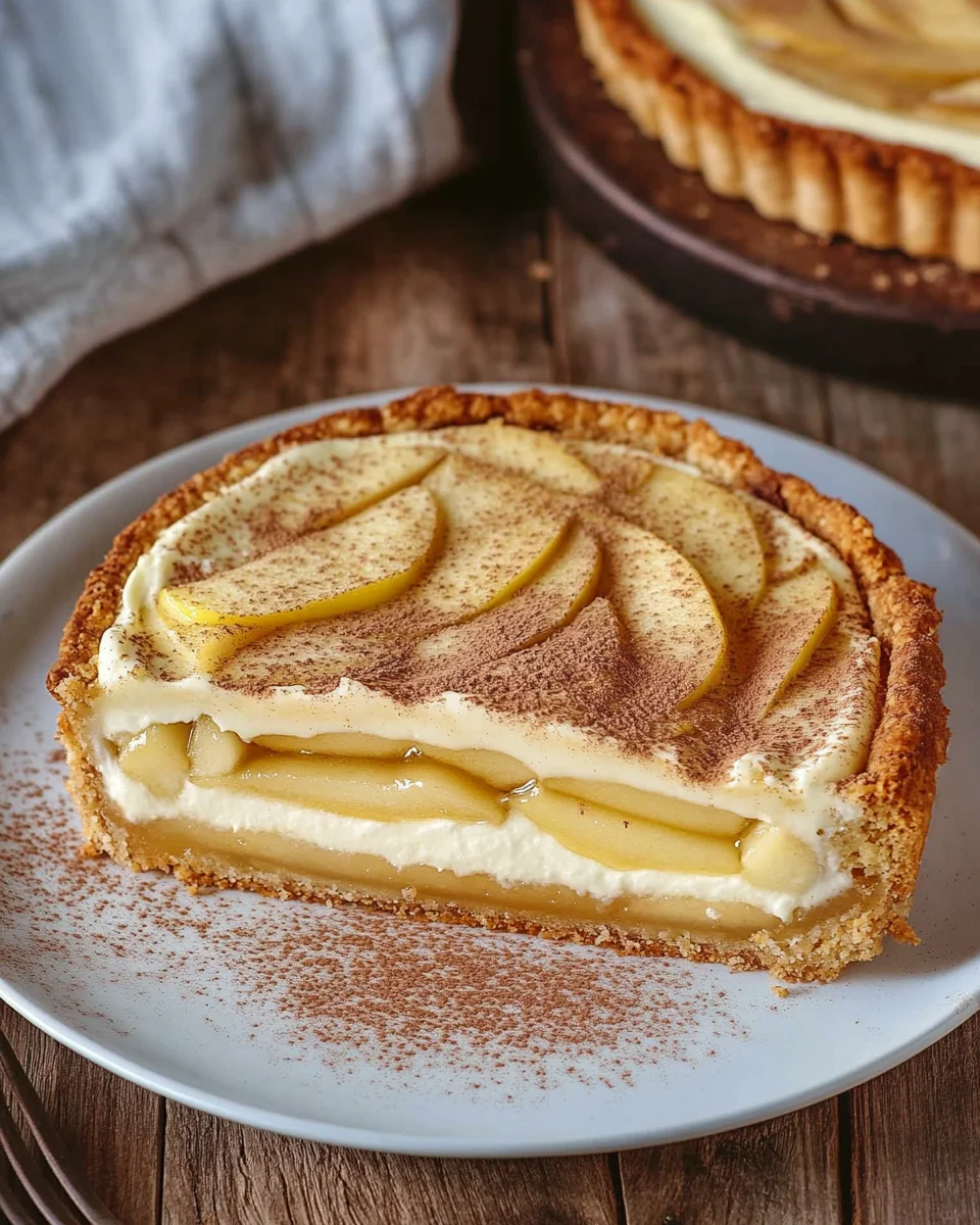 Apfelkuchen mit Schmandcreme
