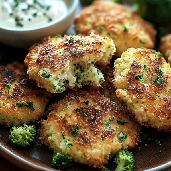 Brokkoli-Käse-Puffer