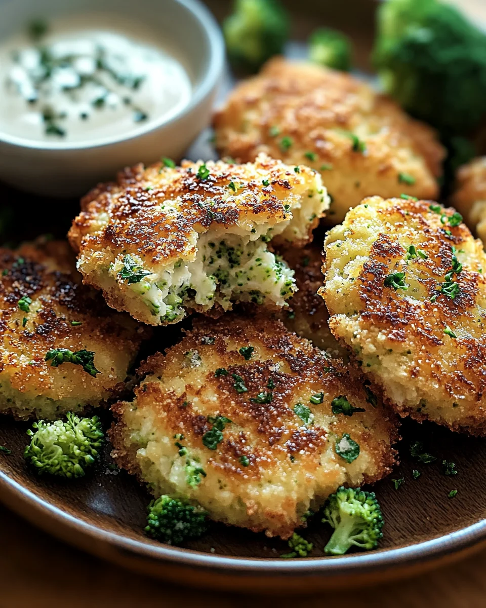 Brokkoli-Käse-Puffer