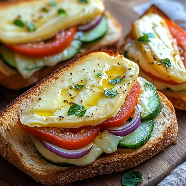 Bulgarische Käse Sandwiches