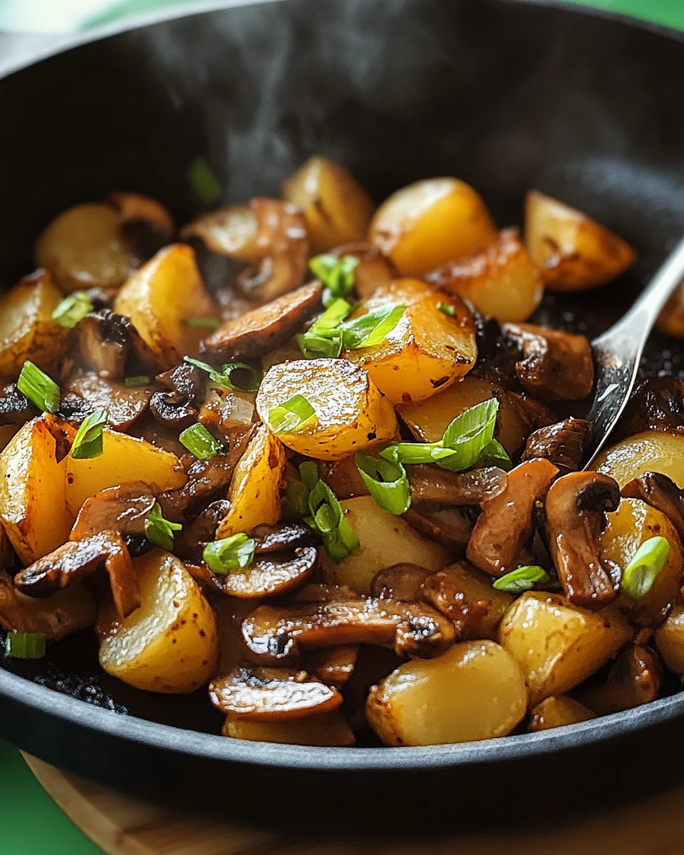 Champignon-Kartoffel-Pfanne