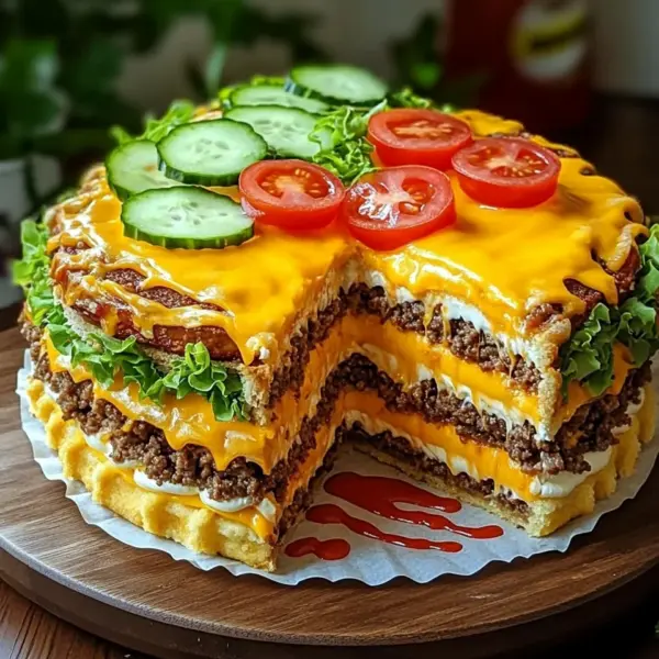 Cheeseburger-Torte