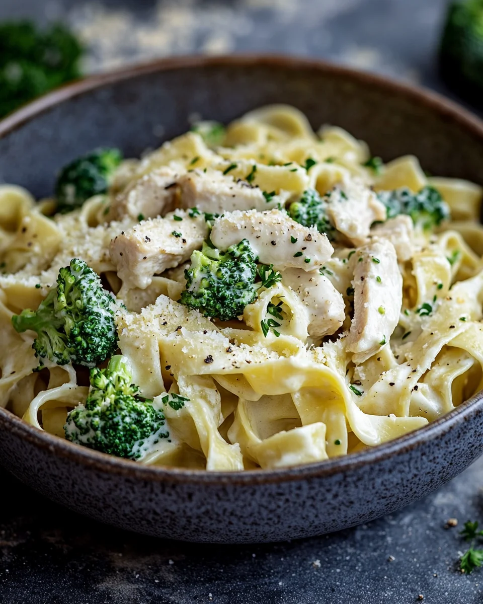 cremige H&auml;hnchen-Brokkoli-Pasta