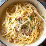 Cremige Salsiccia-Carbonara