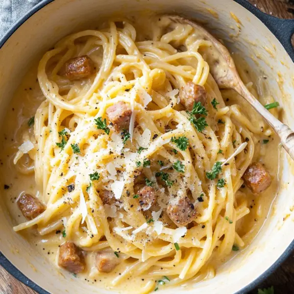 Cremige Salsiccia-Carbonara