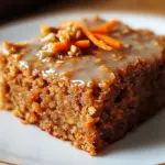 Einfacher Mehlfreier Haferflocken Karottenkuchen