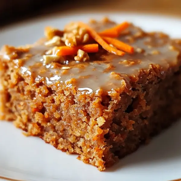 Einfacher Mehlfreier Haferflocken Karottenkuchen