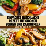 Einfaches Blechlachs Rezept mit grünen Bohnen und Kartoffeln 17 Pinterest Hidden Image