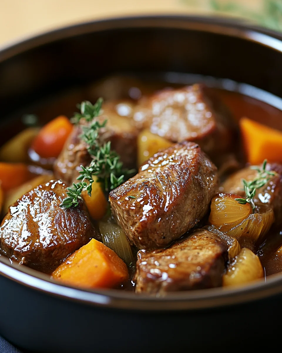 Filettopf aus dem Backofen
