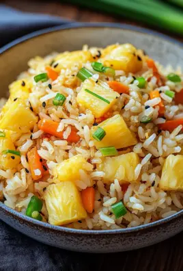 Gebratener Reis mit Ananas