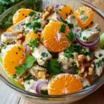 Gefl&uuml;gelsalat mit Mandarinen