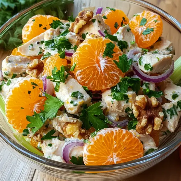 Geflügelsalat mit Mandarinen