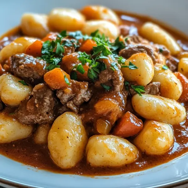 Gnocchi-Gulasch