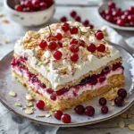 Johannisbeerkuchen mit Baiserhaube