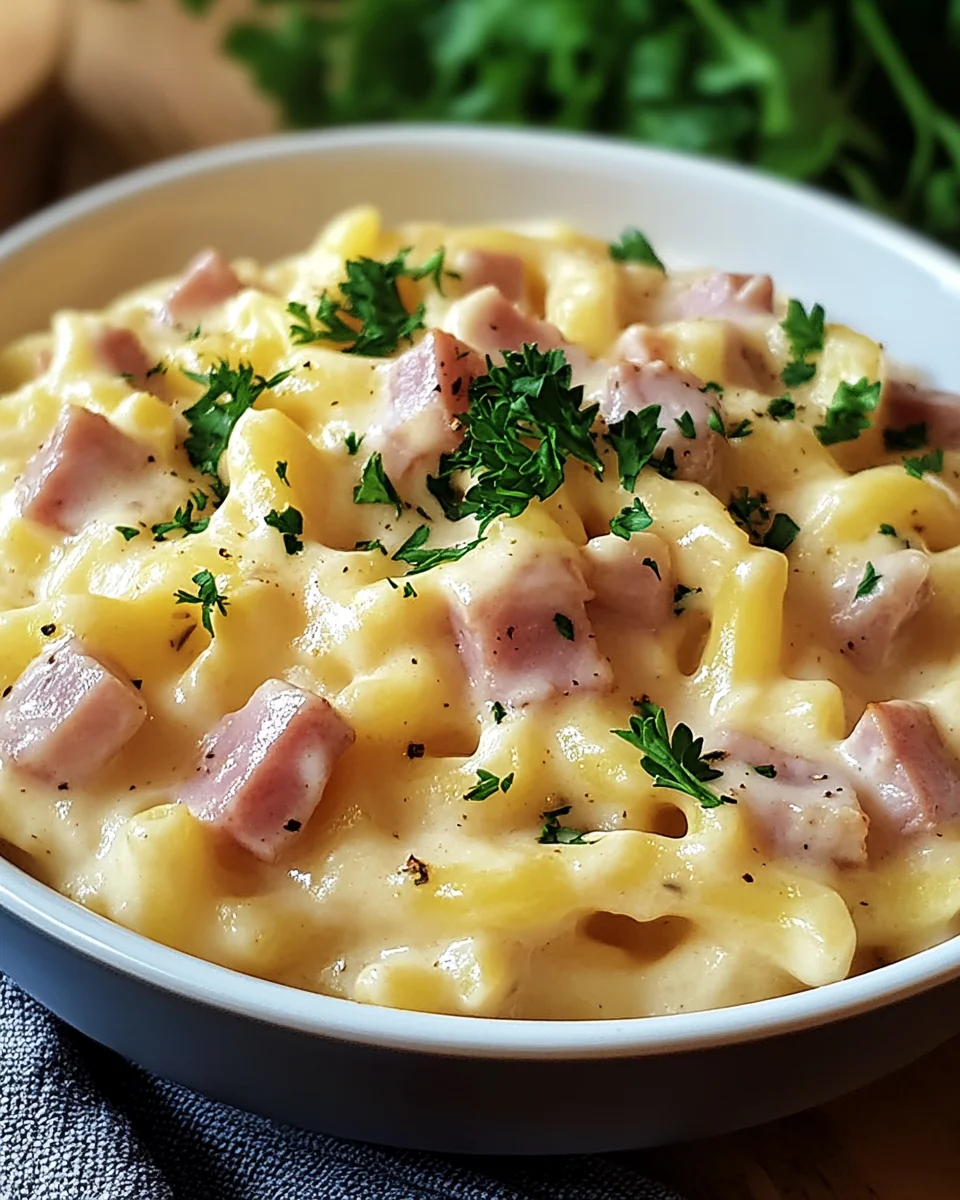 K&auml;se-Schinken-Sahne