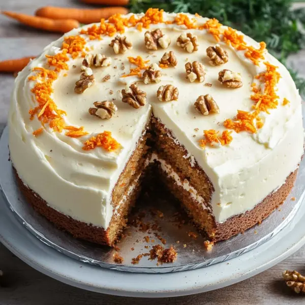 Karottenkuchen mit Frischkäse-Frosting