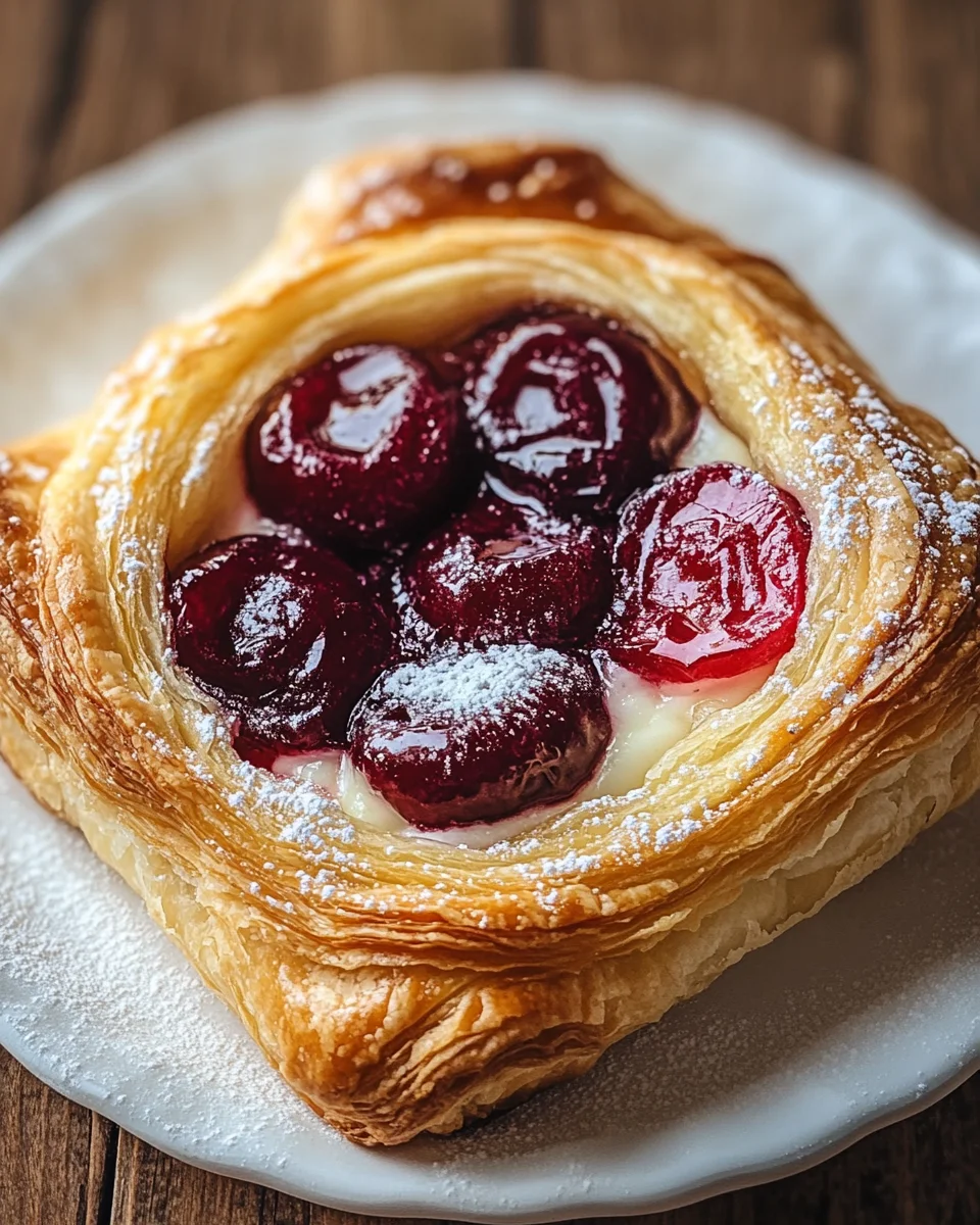 Kirsche Frischkäse Danish