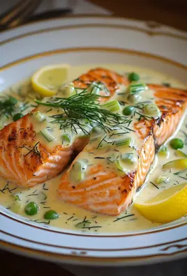 Lachs in Frühlingszwiebel-Sahnesoße 24 Lachs in Frühlingszwiebel-Sahnesoße
