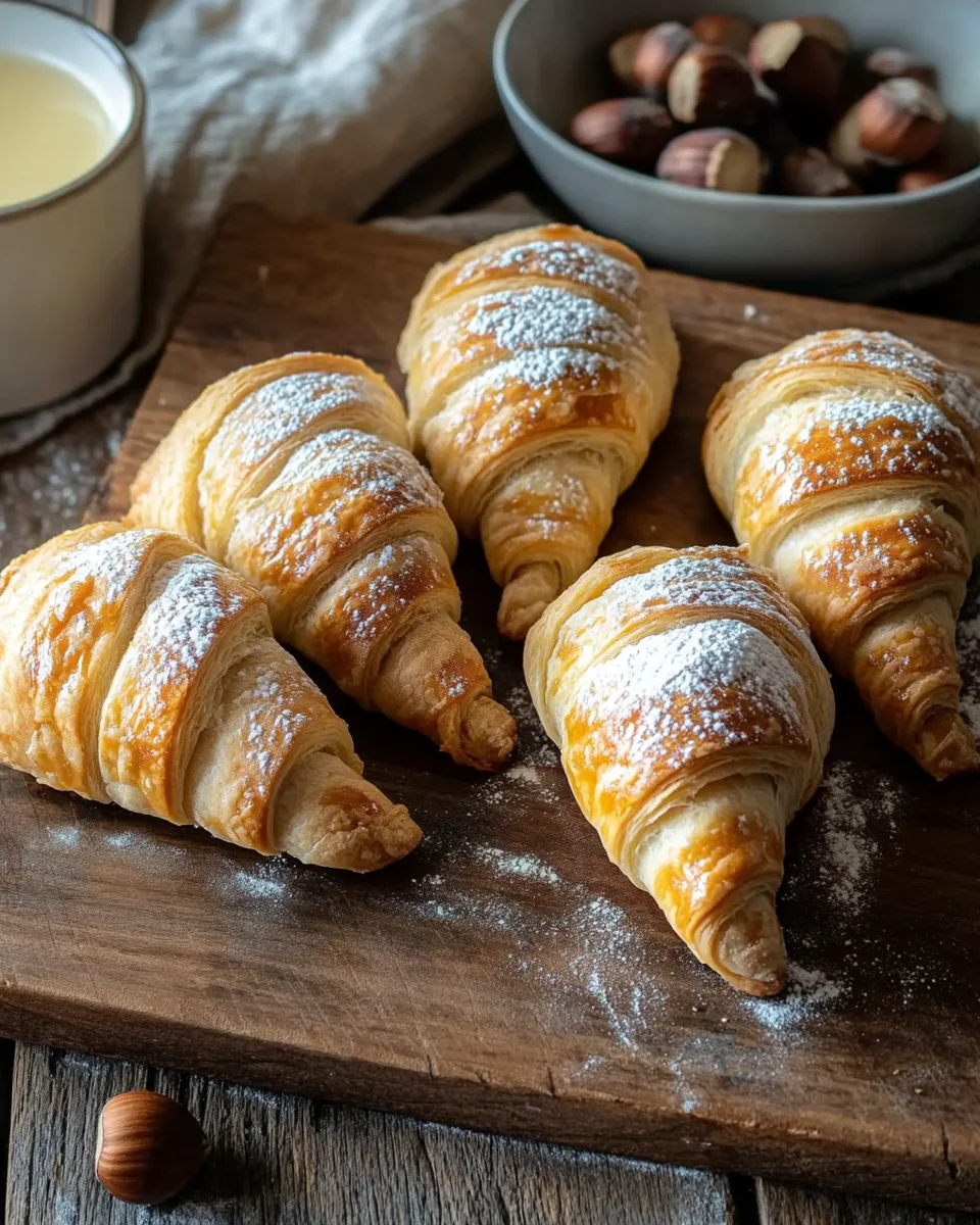Nussh&ouml;rnchen - Hefeh&ouml;rnchen mit Nussf&uuml;llung