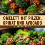 Omelett mit Pilzen, Spinat und Avocado 15 Pinterest Hidden Image