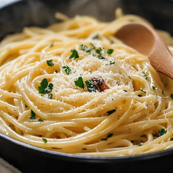 One Pot Knoblauch Käse Pasta