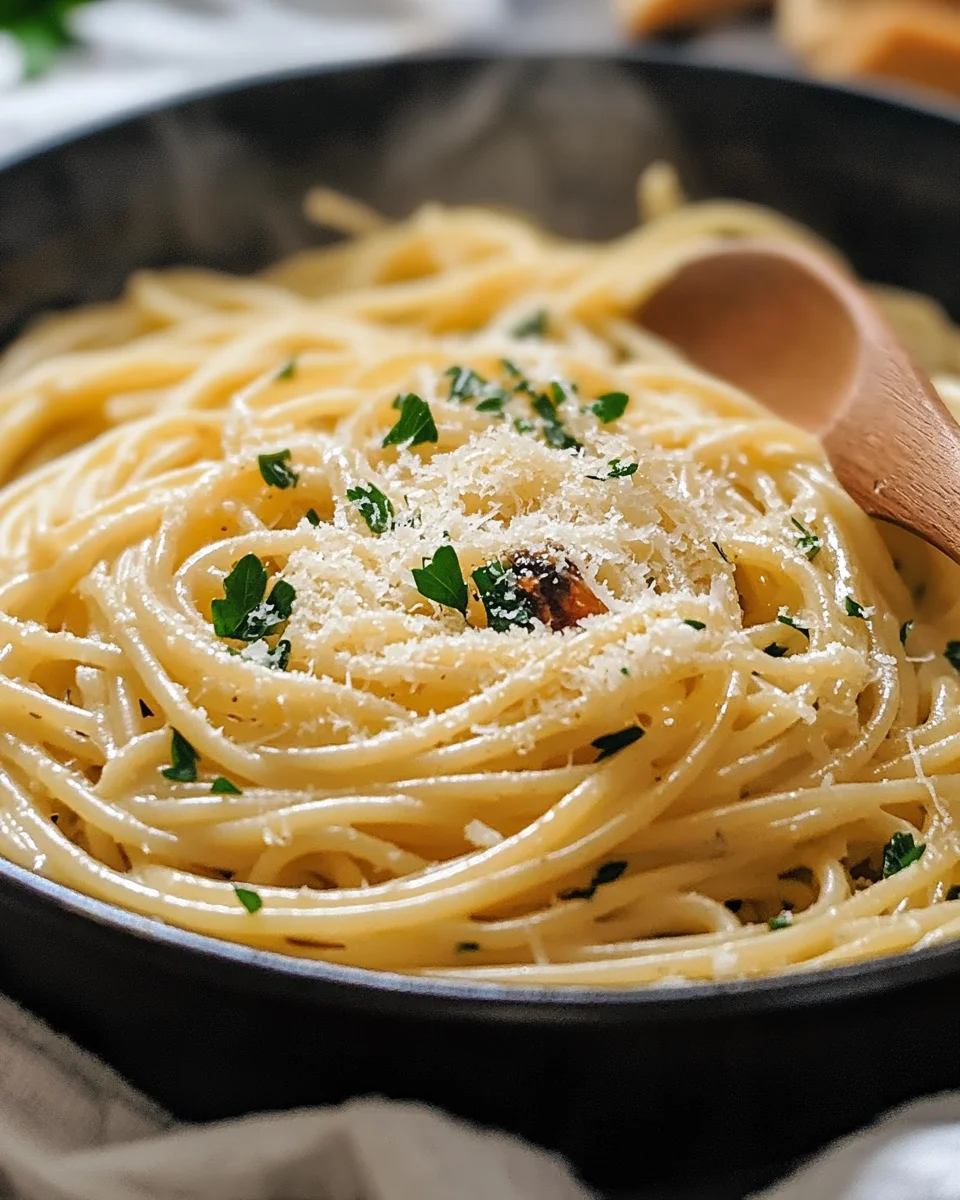 Homepage 3 One Pot Knoblauch Käse Pasta