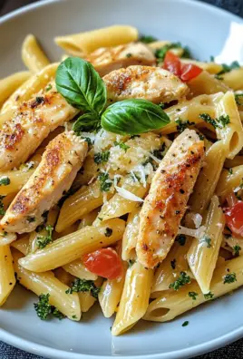 Pasta mit Hähnchen 21 Pasta mit Hähnchen
