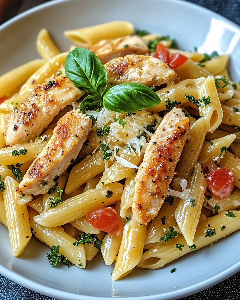 Pasta mit Hähnchen