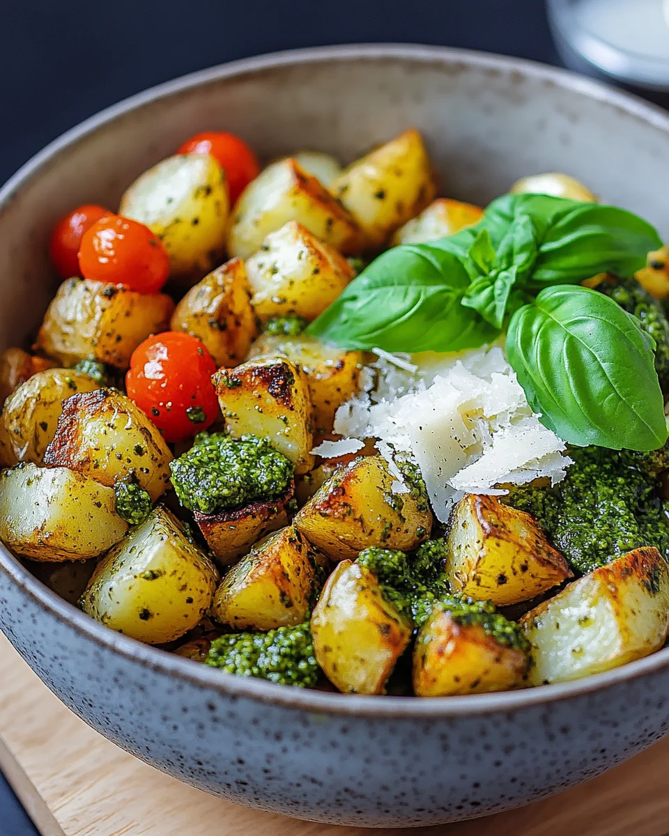 Pesto-Kartoffel-Bowl
