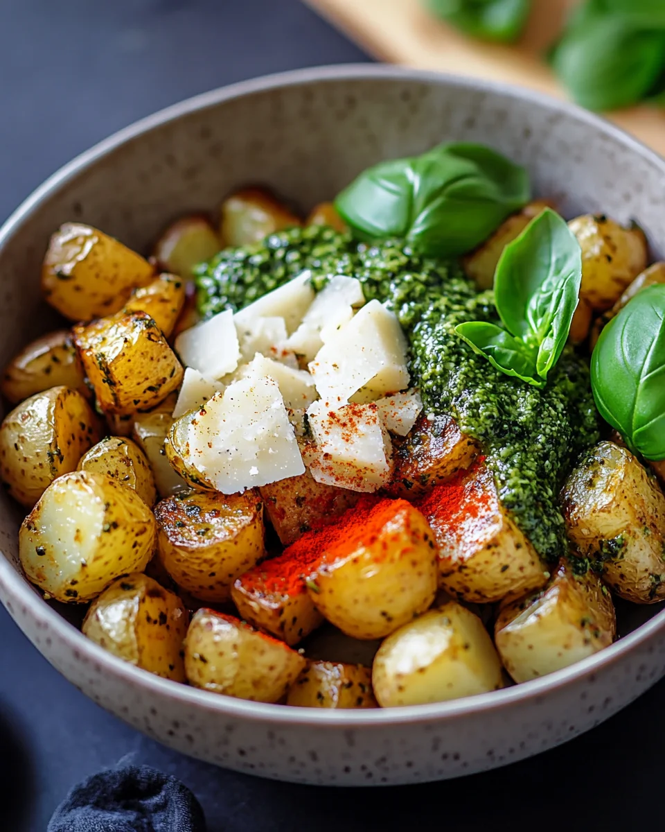 Pesto-Kartoffel-Bowl