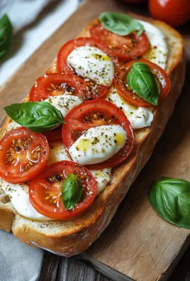 Schnelles Tomaten-Mozzarella-Baguette