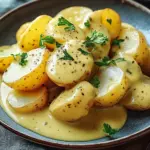 Senfsauce mit Salzkartoffeln
