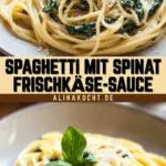 Spaghetti mit Spinat Frischkäse-Sauce 19 Pinterest Hidden Image