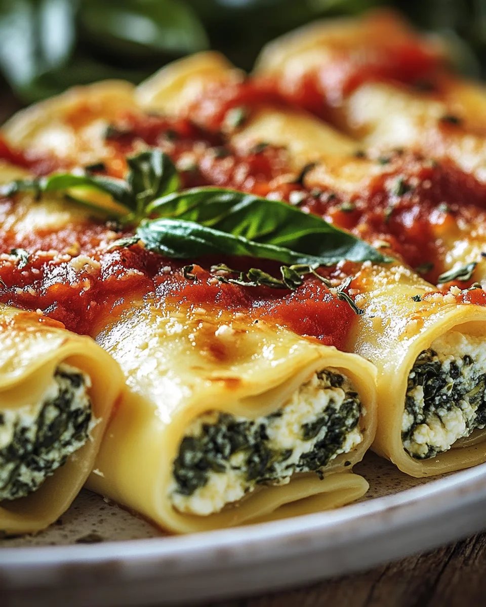 Spinat-Ricotta-Cannelloni