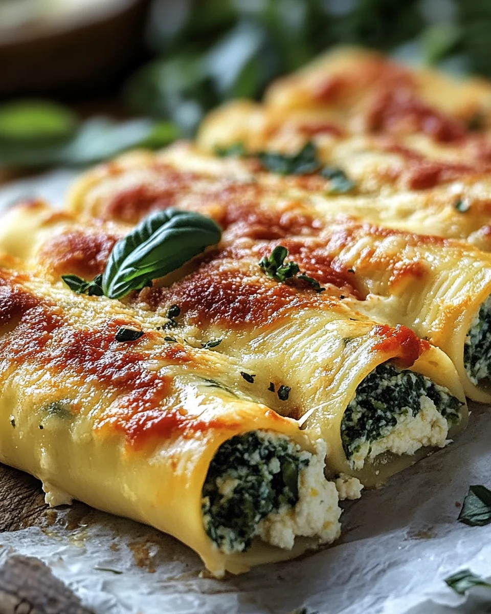 Spinat-Ricotta-Cannelloni