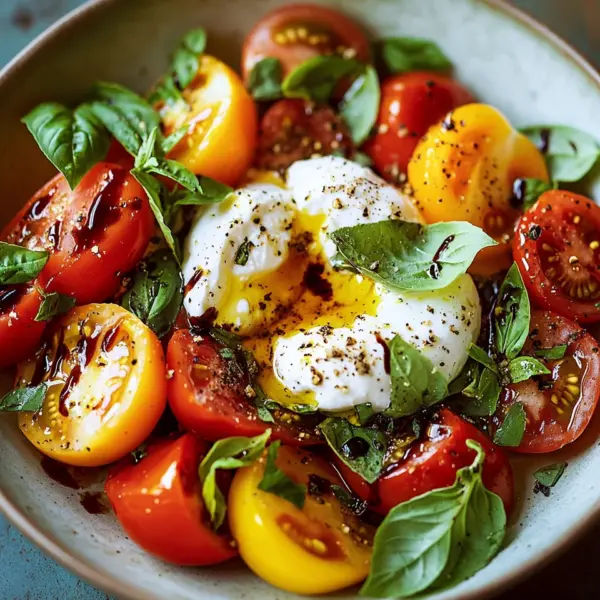 Tomatensalat mit Burrata