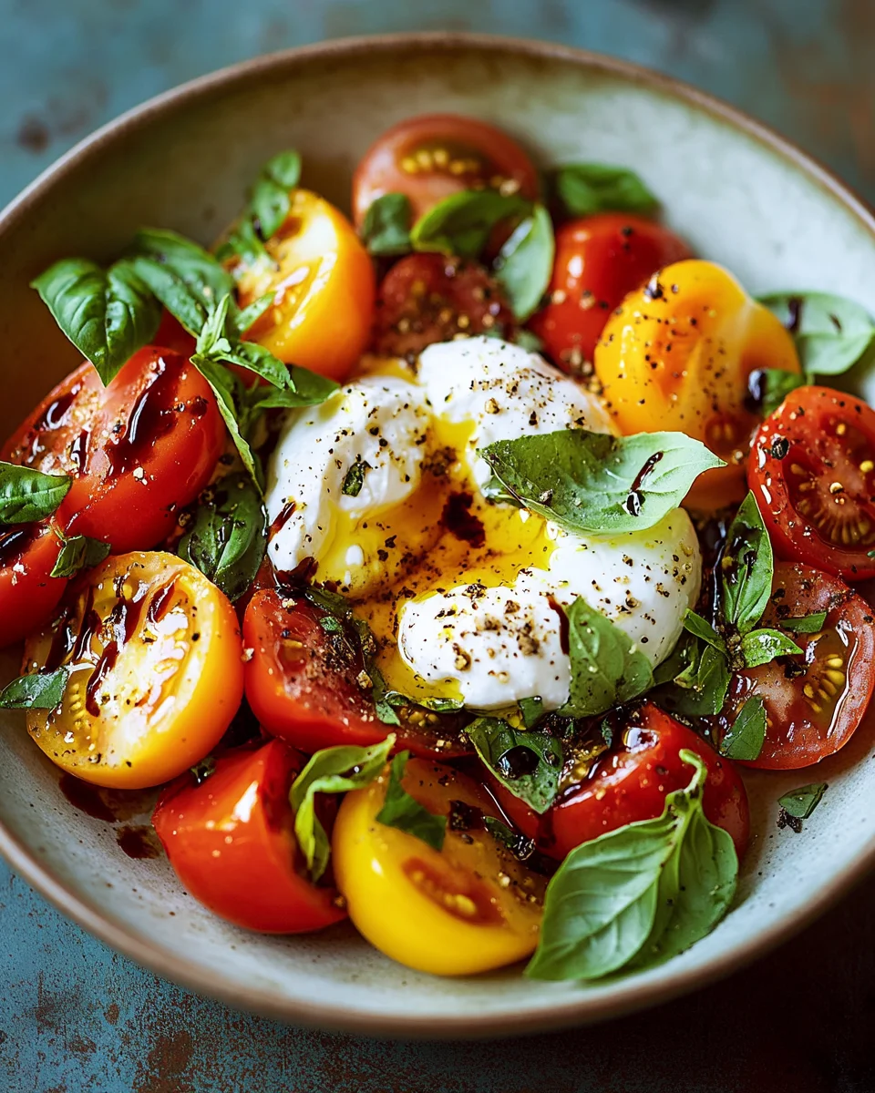 Tomatensalat mit Burrata