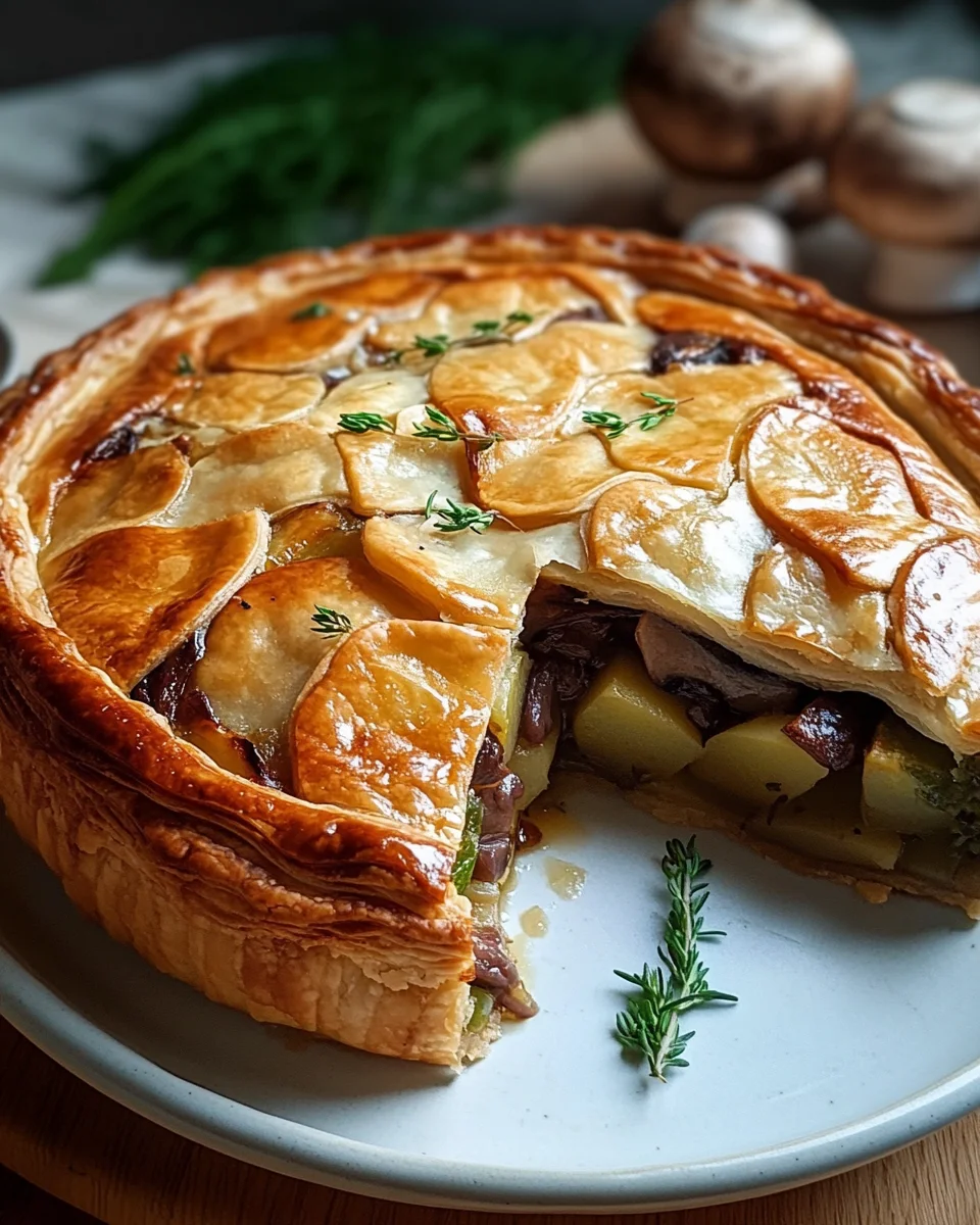 Wirsing-Pie mit Pilz-Linsen-Kartoffelf&uuml;llung