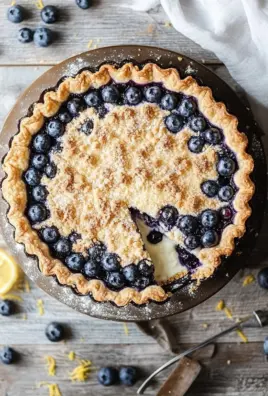 Blaubeer-Tarte mit Vanille-Schmand und Streuseln