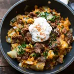 Bombastische Spitzkohl-Hackfleisch-Pfanne
