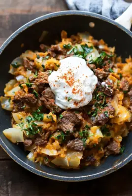 Bombastische Spitzkohl-Hackfleisch-Pfanne