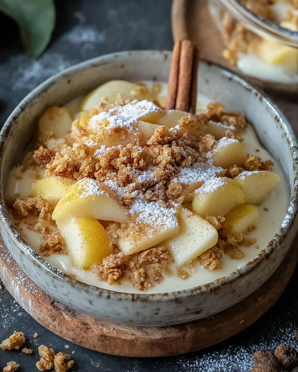Bratapfel-Crumble