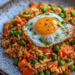 Bratreis mit Ei und Gem&uuml;se