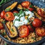 Bulgur with Tomatoes, Eggplant, and Yogurt