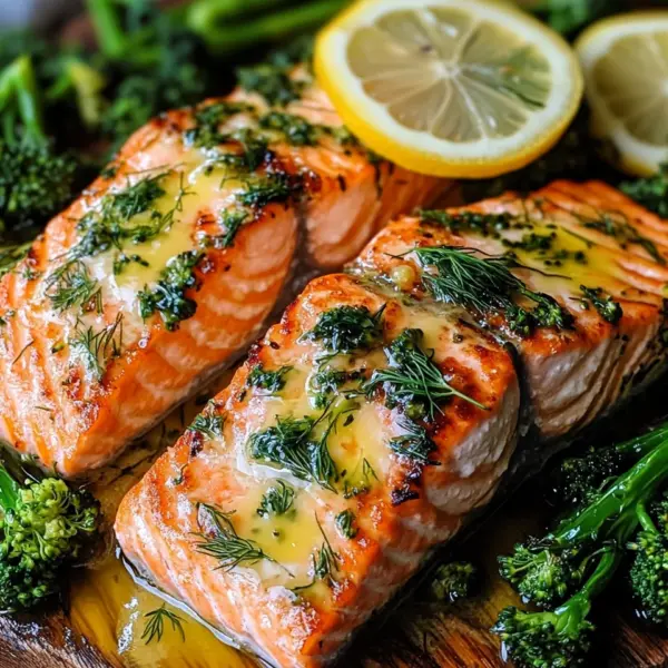 Buttergebackener Lachs mit Broccolini