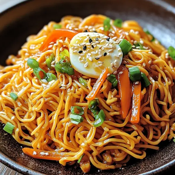 Chinesische Bratnudeln mit Ei
