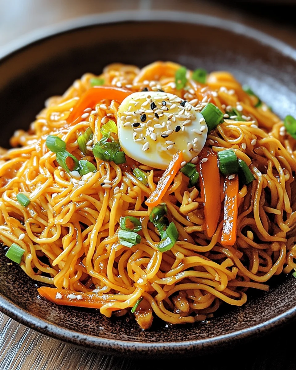 Chinesische Bratnudeln mit Ei