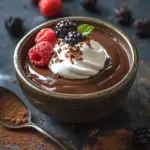 Cremiger Schokoladenpuddingbrei