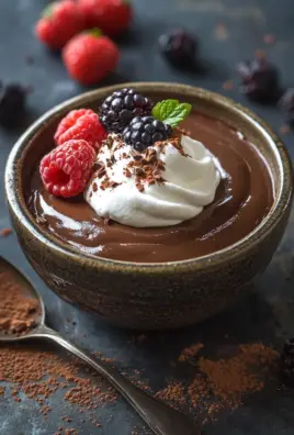 Cremiger Schokoladenpuddingbrei